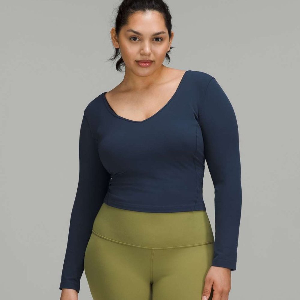 NWT Align Long Sleeve Mineral Blue